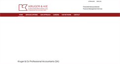 Desktop Screenshot of krugerinc.co.za